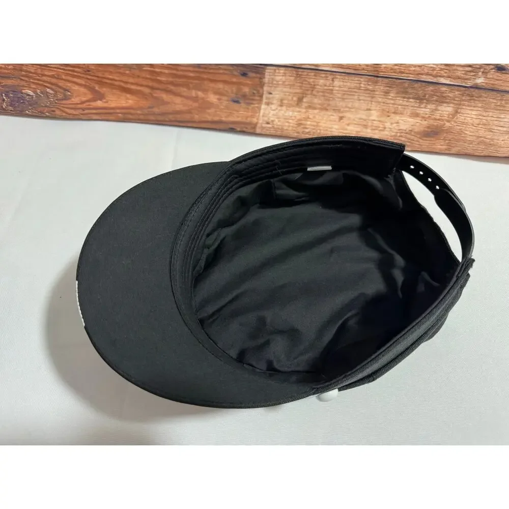 Groom Black Sailor Captain Hat Adjustable Snapback